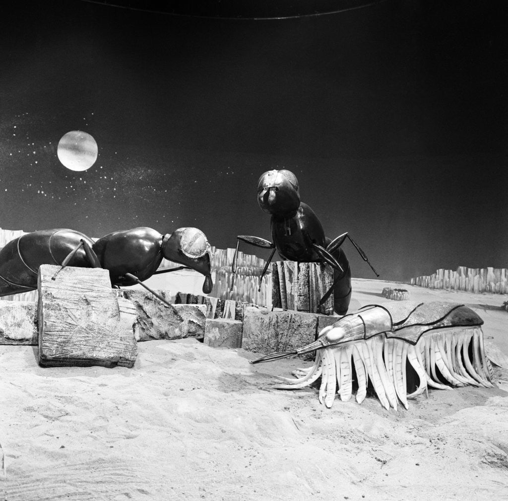 Detail of Dr Who, The Web Planet, 1965 by Alisdair MacDonald