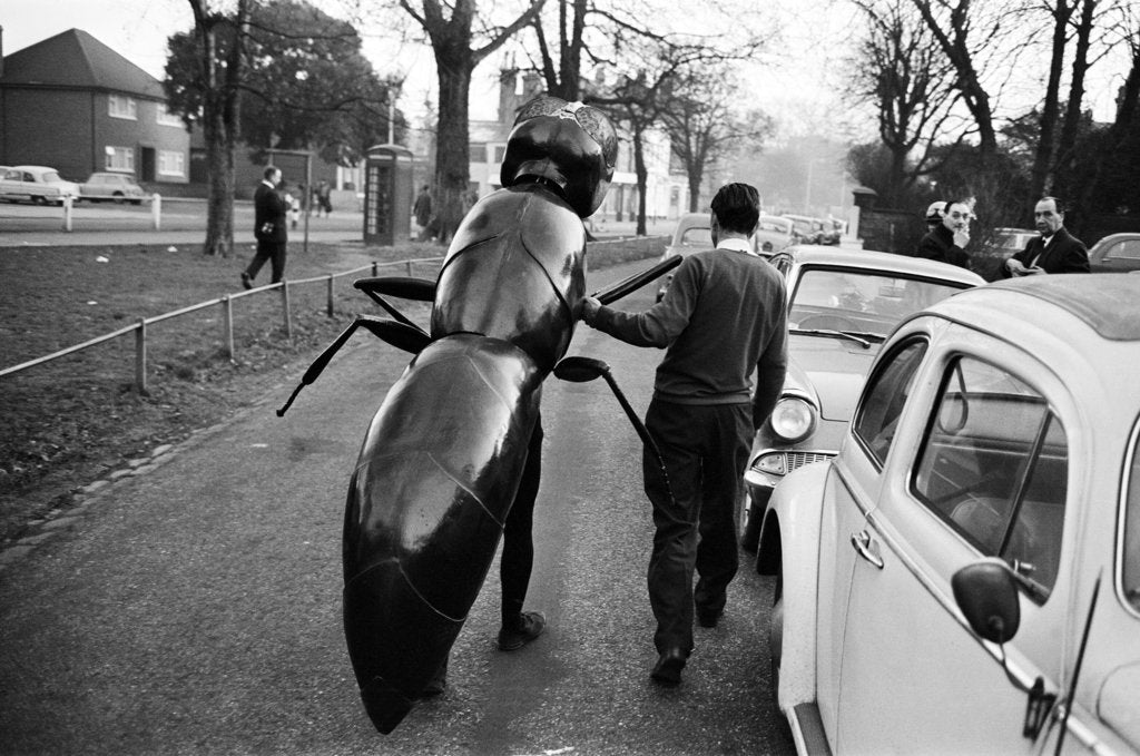 Detail of Dr Who, The Web Planet, 1965 by Alisdair MacDonald