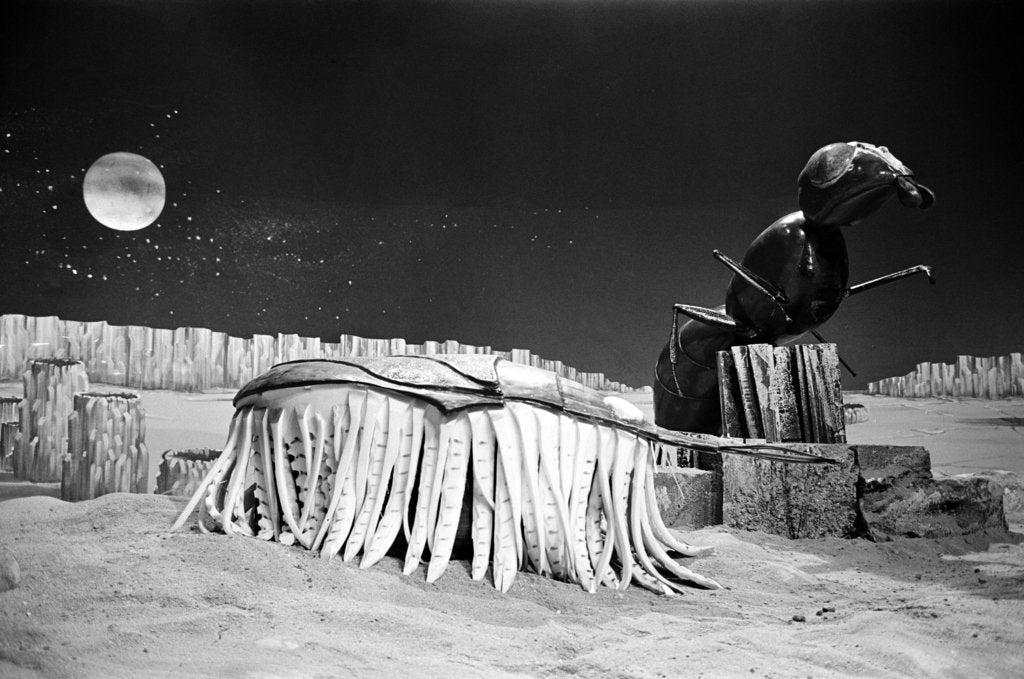 Detail of Dr Who, The Web Planet, 1965 by Alisdair MacDonald