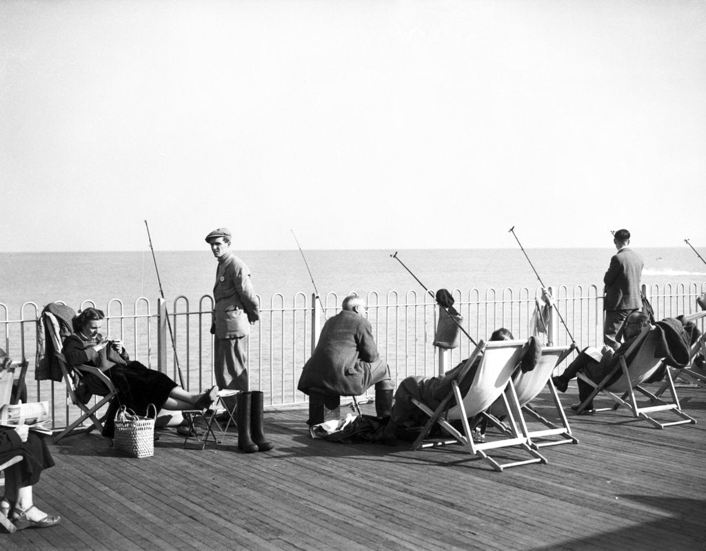 Detail of Hastings Pier, 1952. by Staff