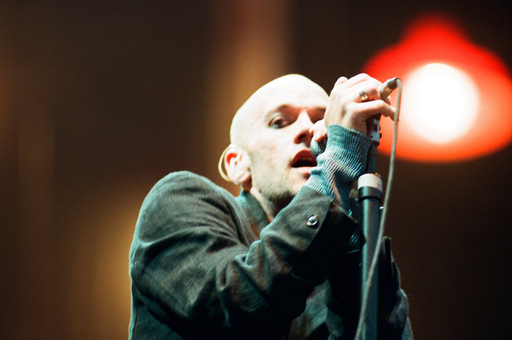Detail of R.E.M. at Galpharm Stadium by Staff
