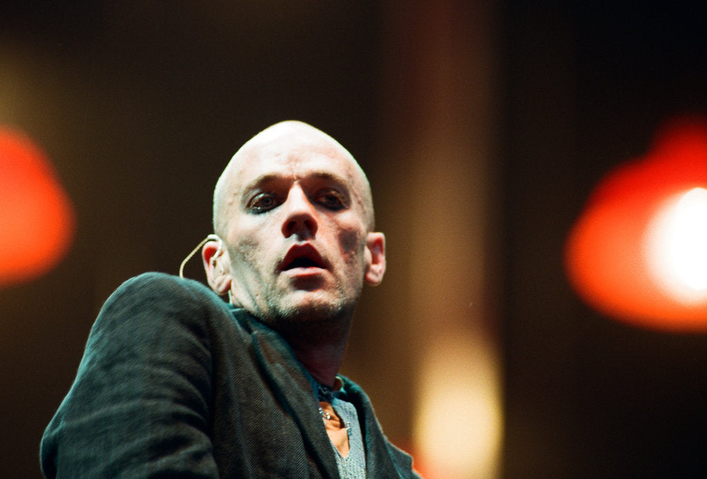Detail of R.E.M. at Galpharm Stadium by Staff