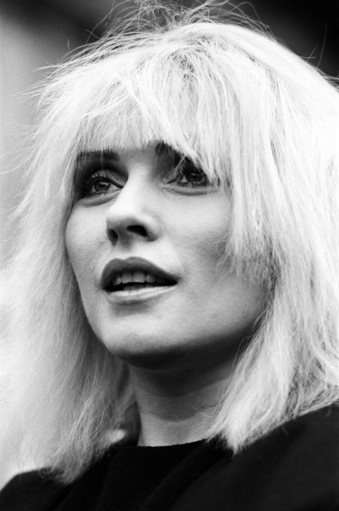Detail of Debbie Harry, 1983 by Mike Maloney
