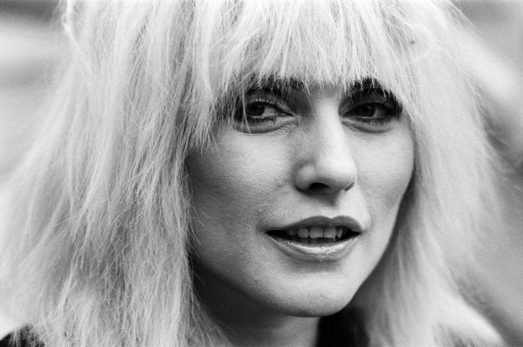 Detail of Debbie Harry, 1983 by Mike Maloney