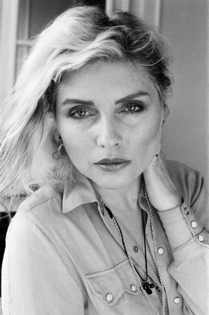 Detail of Debbie Harry, 1987 by Doreen Spooner