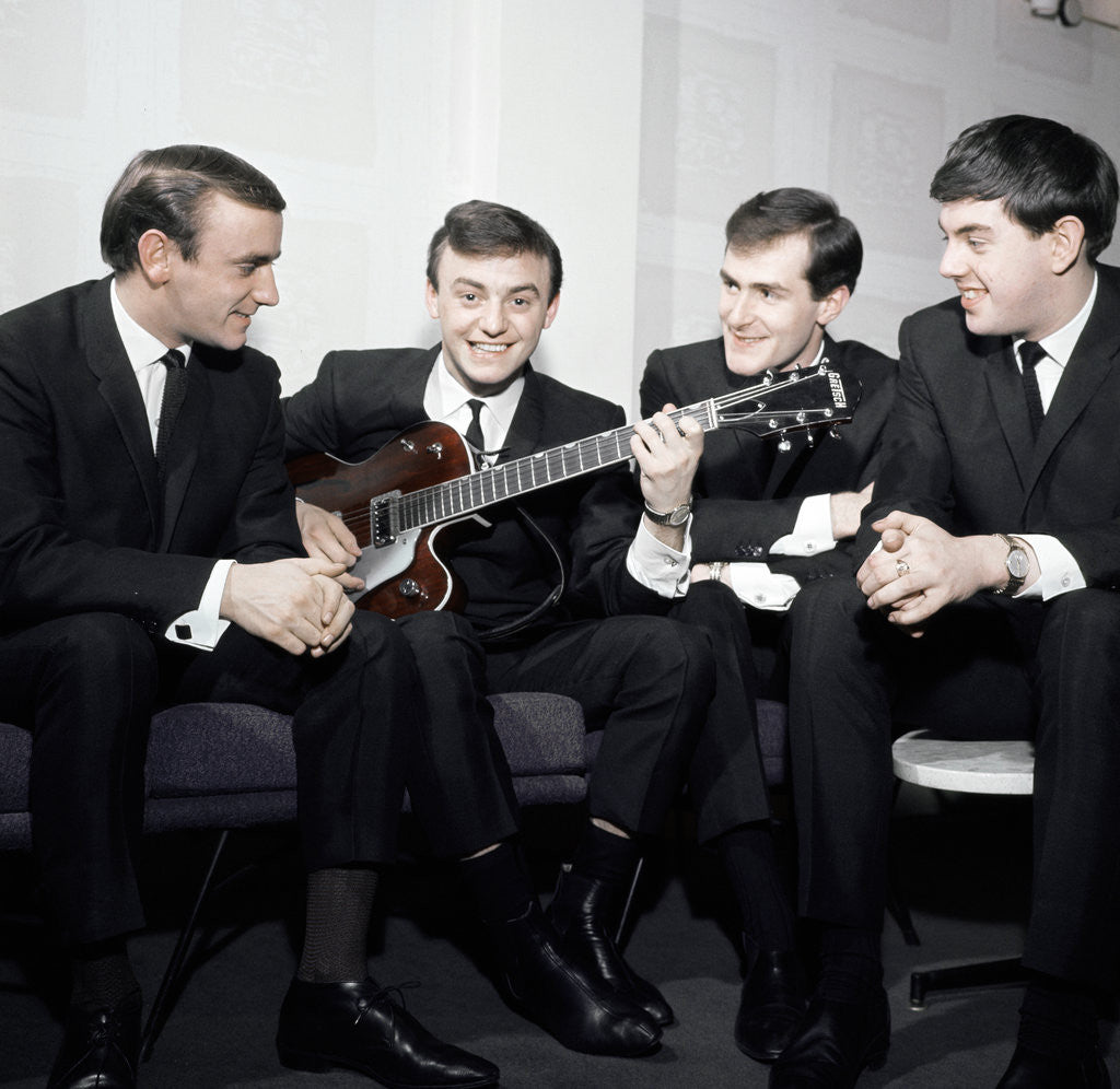 Detail of Gerry and the Pacemakers 1964 by Bill Ellman