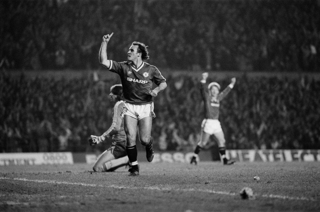 Detail of Manchester United 2-0 Arsenal January 24th 1987 by Wilcock