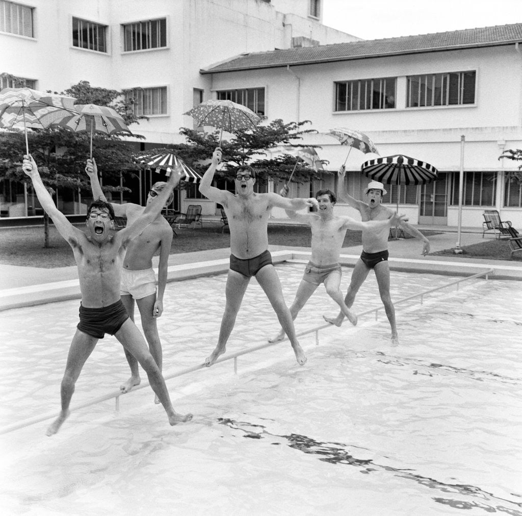 Detail of Freddie and the Dreamers 1965 by Carl Bruin