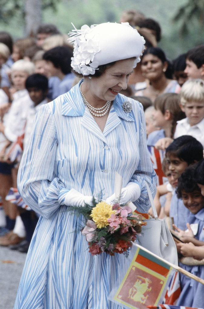 Detail of Queen visit to Sri Lanka 1981 by Mike Maloney