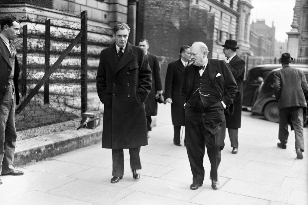 Detail of Winston Churchill by Nixon