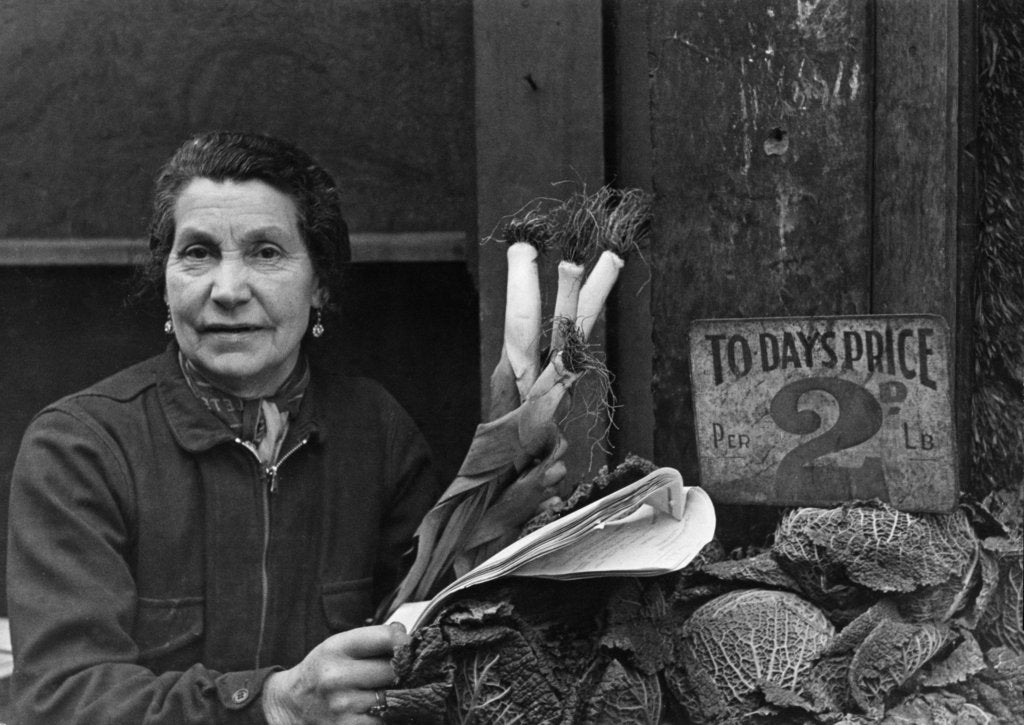Detail of Lambeth Walk Market 6th March 1943 by Staff