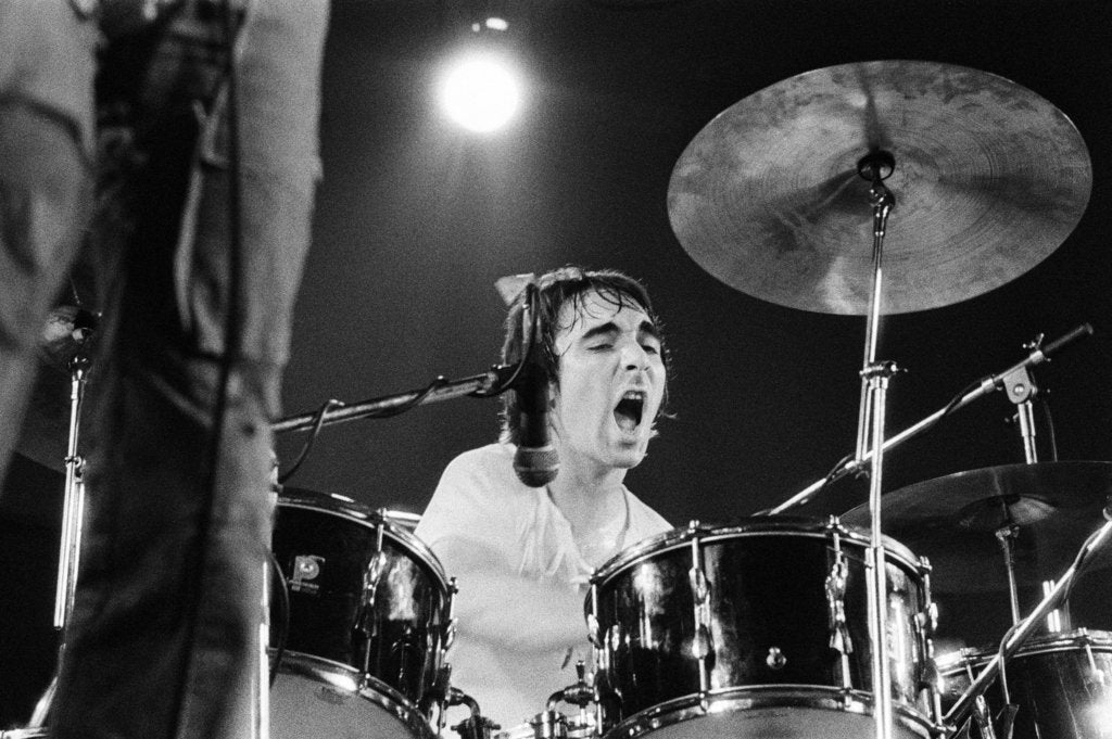 Detail of The Who on stage 1971 by Staff