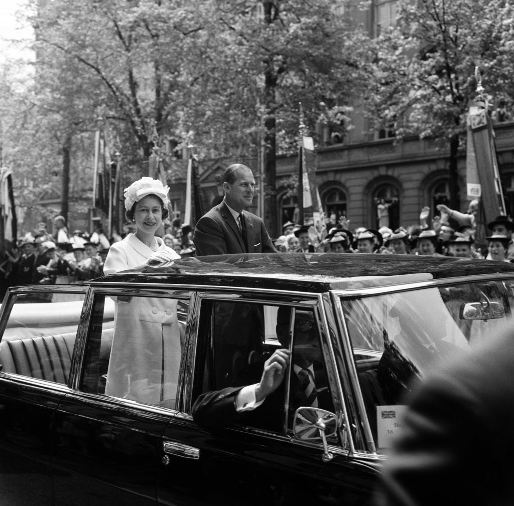 Detail of The Queen in West Germany, 1965 by Freddie Reed
