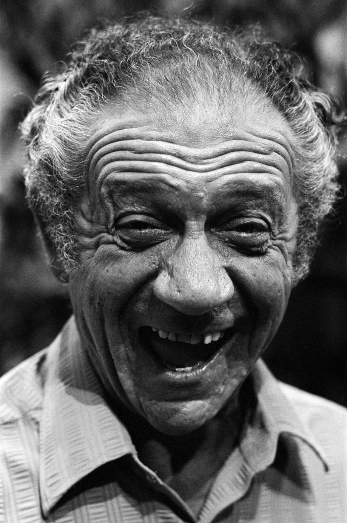 Detail of Sid James by Ron Burton