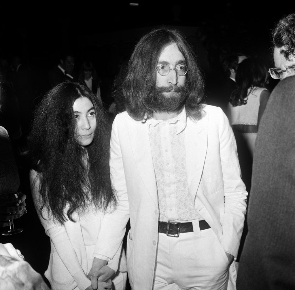 Detail of John Lennon and Yoko Ono, 1969 by Blandford