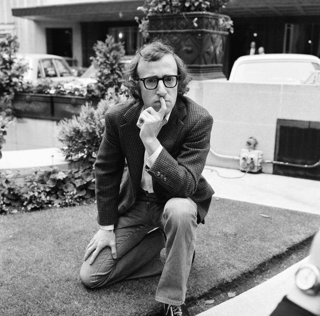 Detail of Woody Allen by Maurice Kaye