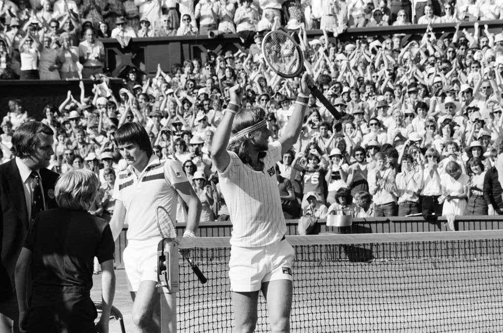 Detail of Wimbledon 1977 by Ron Hallett
