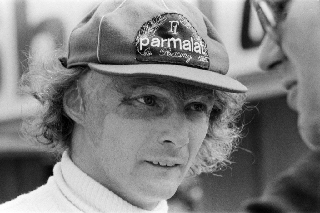 Detail of Niki Lauda, 1978 by Charlie Ley
