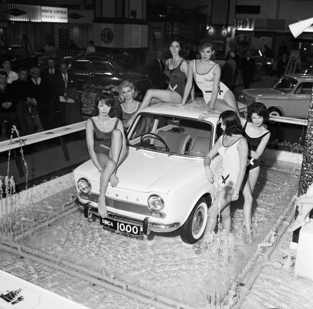 Detail of Earls Court motor show 1962 by George Greenwell