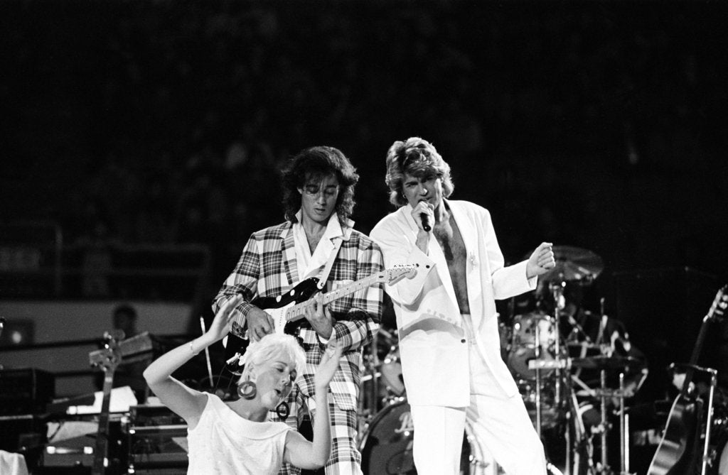 Detail of Wham visit to China, 1985 by Kent Gavin