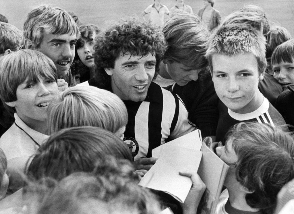 Detail of Keegan signs for Newcastle United August 1982 by Staff