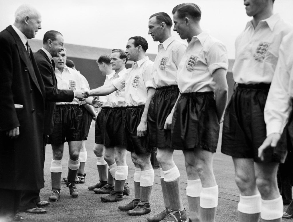 Detail of England team 1953 by Staff
