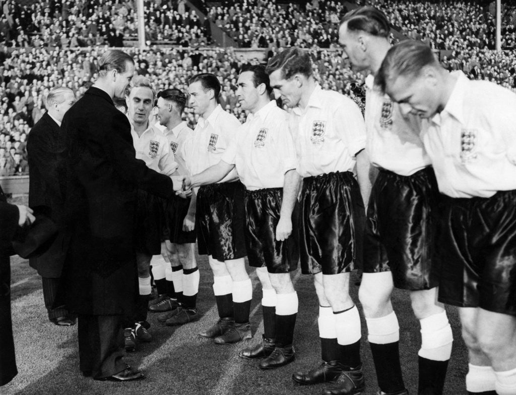 Detail of England team 1952 by Staff