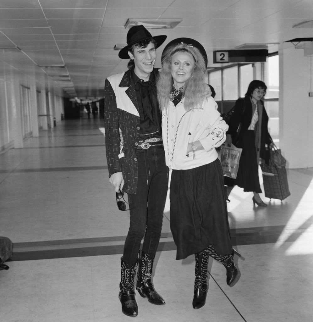 Detail of Britt Ekland by Victor Crawshaw