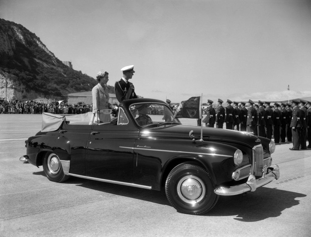 Detail of Royal Visit to Gibraltar, 1954 by Staff