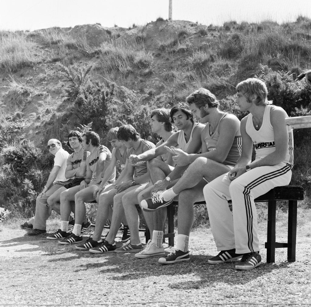 Detail of Superstars 1976 by Peter Cook