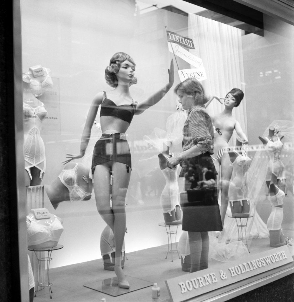 Detail of Shopping on Oxford Street by Staff