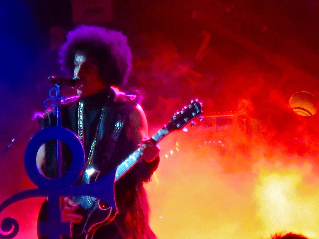 Detail of Prince in concert at The Electric Ballroom in Camden, London by Staff