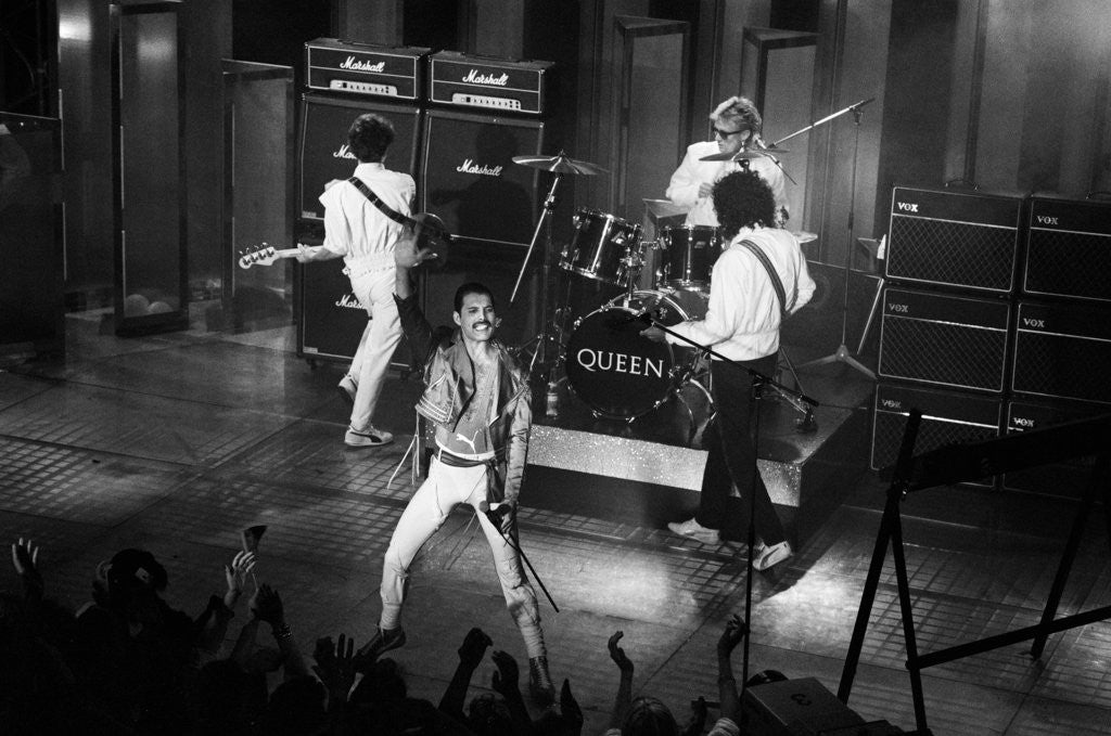 Detail of Freddie Mercury by Bill Rowntree