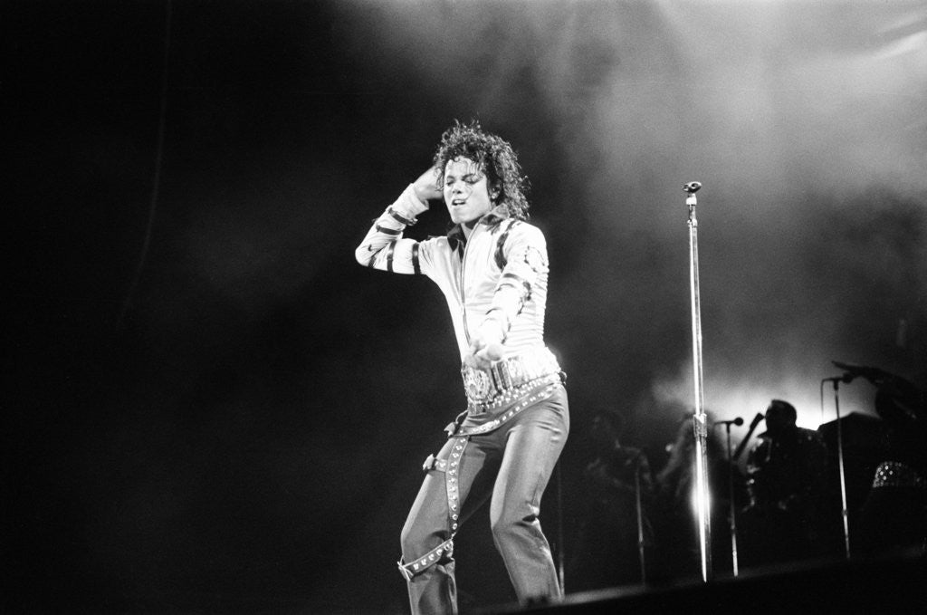 Detail of Michael Jackson 1988 by Liverpool Echo