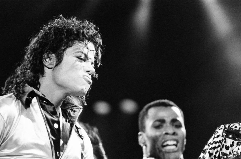 Detail of Michael Jackson 1988 by Liverpool Echo