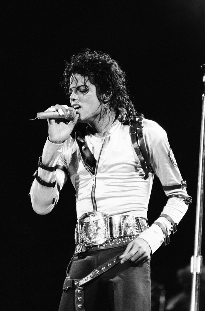 Detail of Michael Jackson 1988 by Liverpool Echo