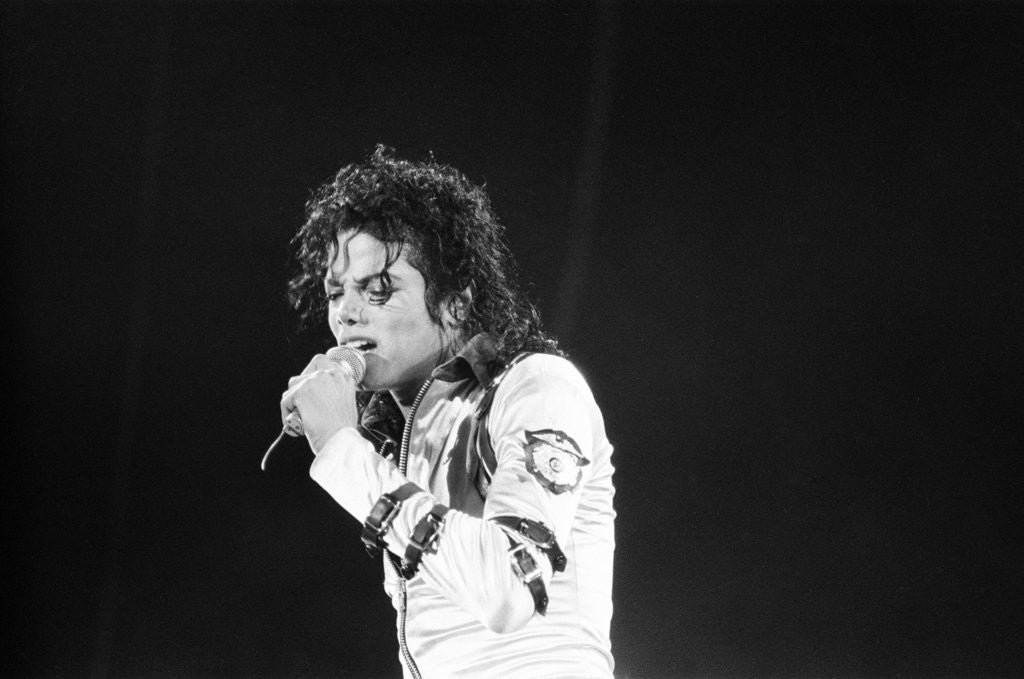 Detail of Michael Jackson 1988 by Liverpool Echo
