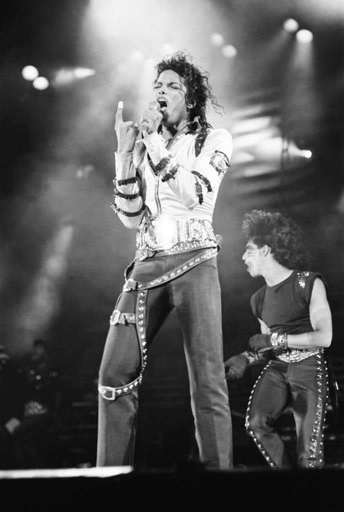 Detail of Michael Jackson 1988 by Liverpool Echo