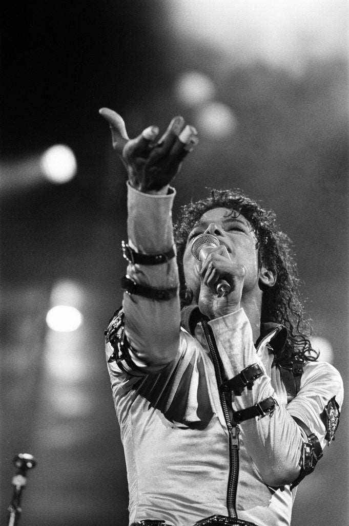Detail of Michael Jackson 1988 by Liverpool Echo