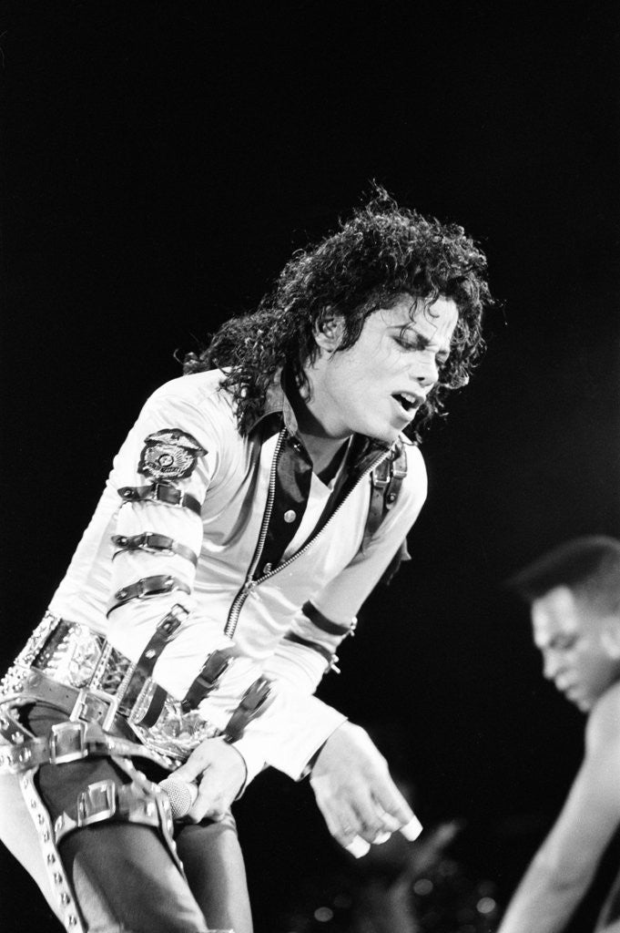 Detail of Michael Jackson 1988 by Liverpool Echo