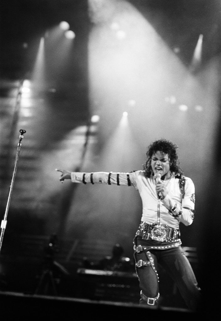 Detail of Michael Jackson 1988 by Liverpool Echo