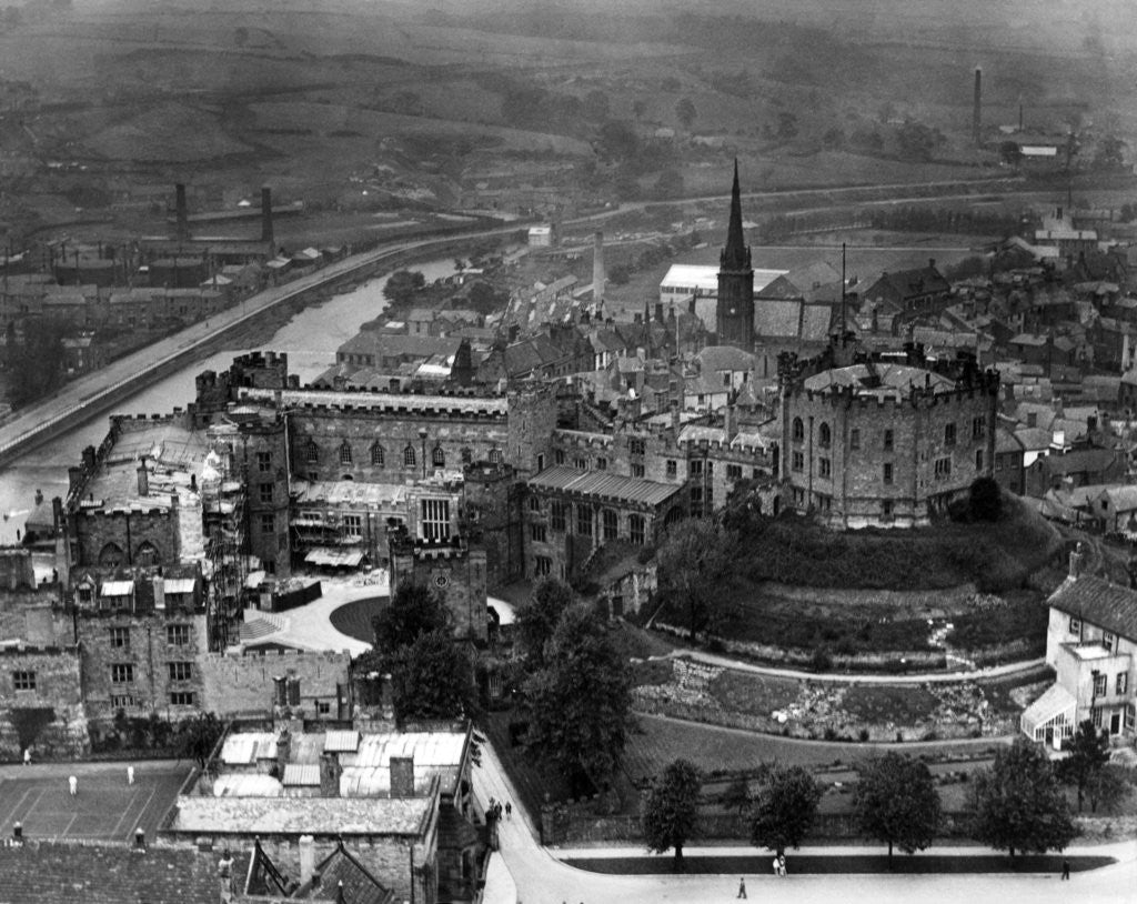 Detail of A view of Durham, 1937 by Staff