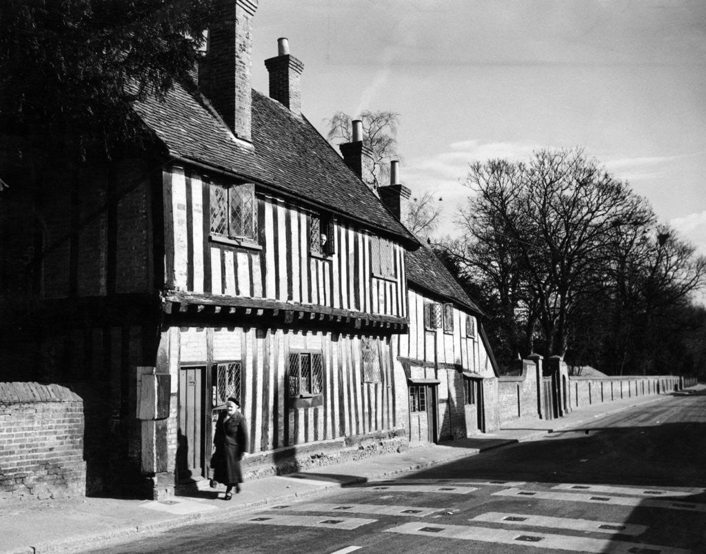 Detail of Almshouses, Northchurch, 1943 by George Greenwell