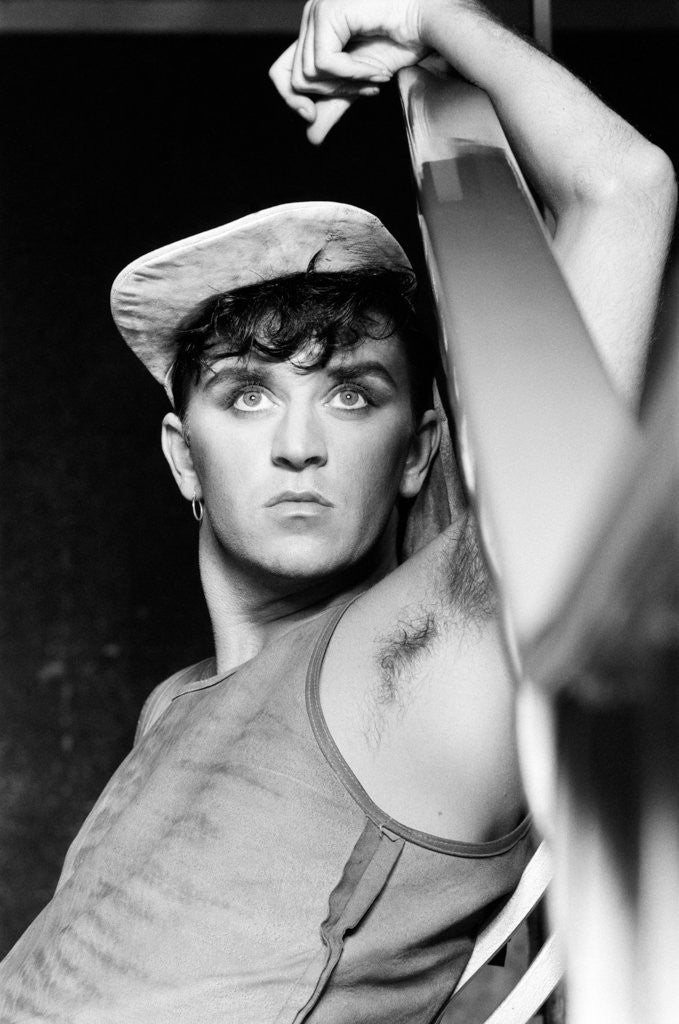 Detail of Steve Strange, 1982 by Mauro Carraro