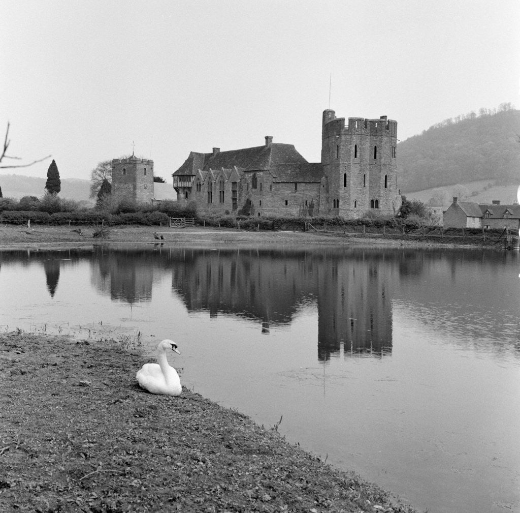 Detail of Stokesay Castle, Shropshire, 1961. by Terry Fincher