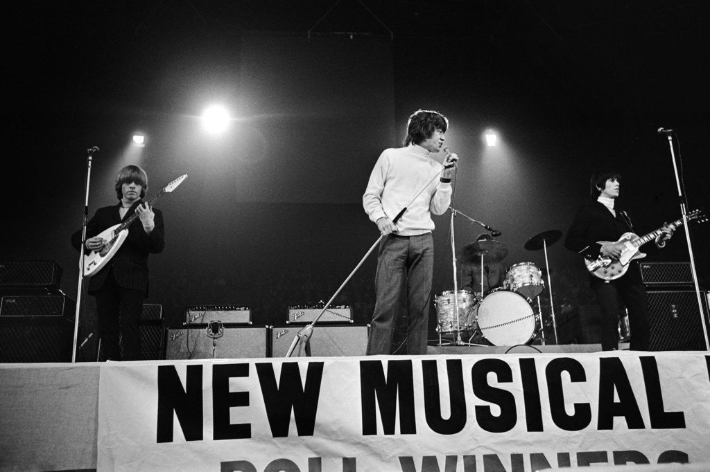 Detail of Stones at the NME Awards 1965 by Alisdair MacDonald and Kent Gavin