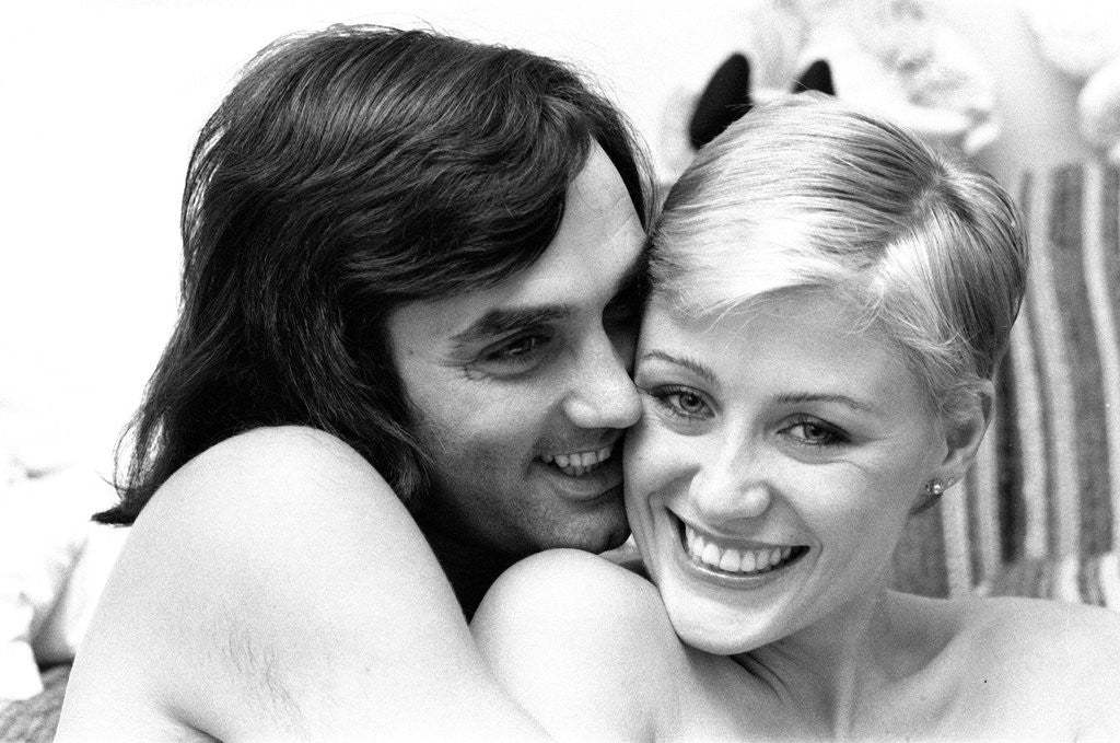 Detail of George Best and his girlfriend Angela Macdonald-James by Kent Gavin