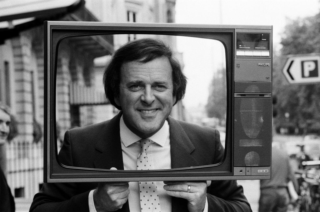 Detail of Terry Wogan and TVs by Charlie Ley