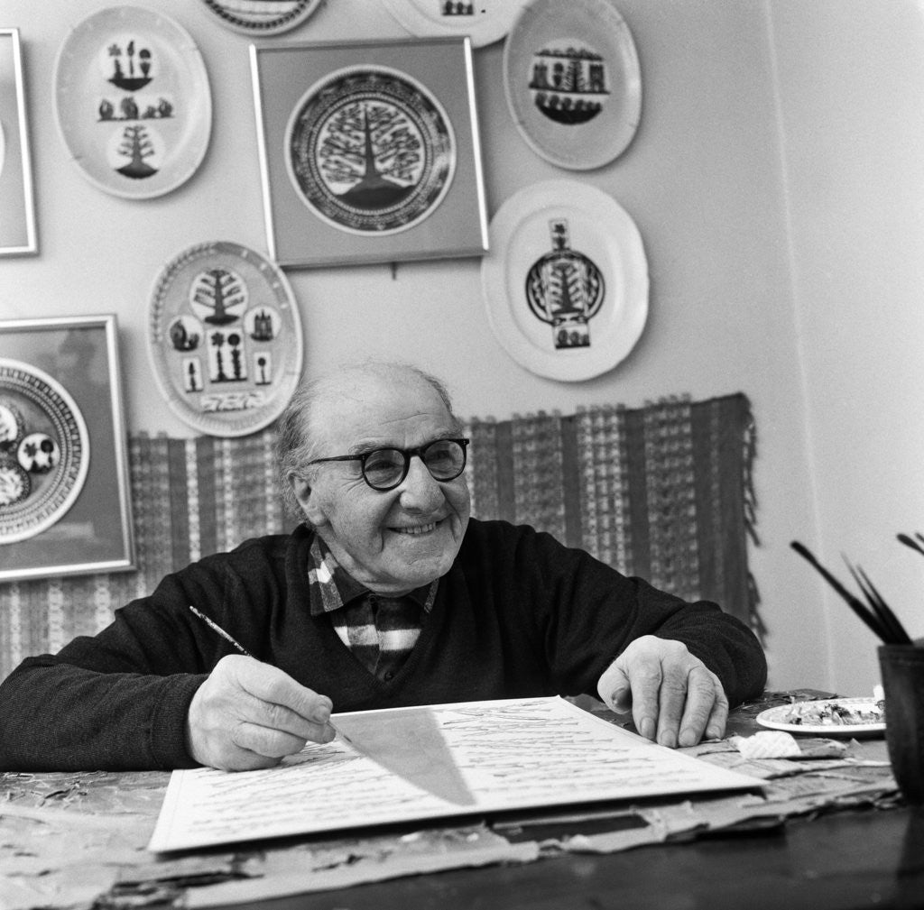 Detail of Scottie Wilson, 1967 by Arthur Sidey