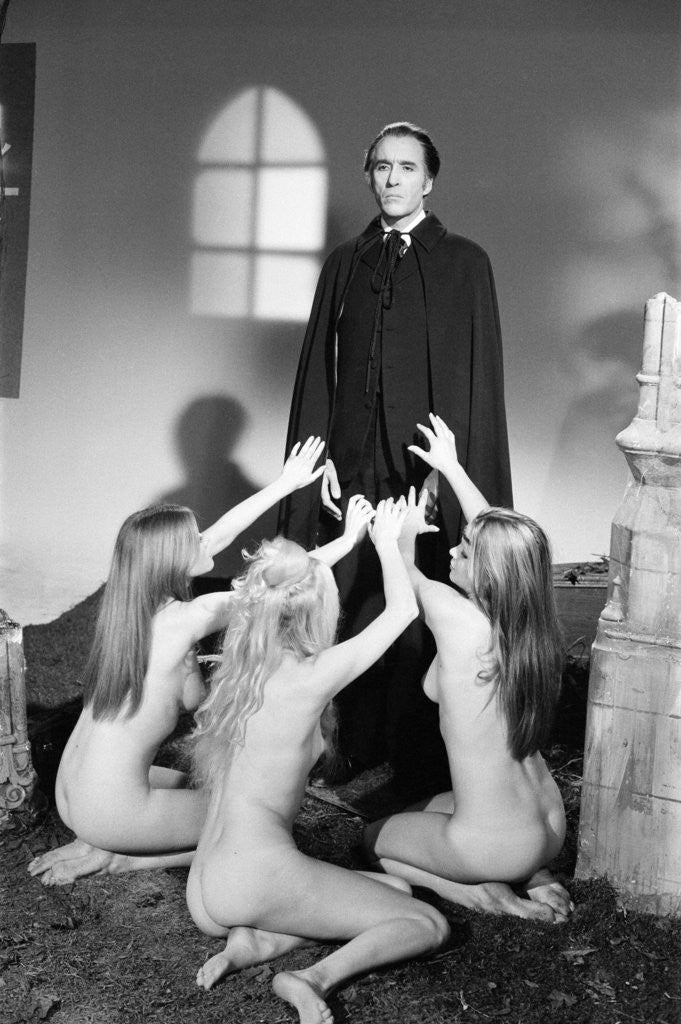 Detail of Christopher Lee by George Greenwell